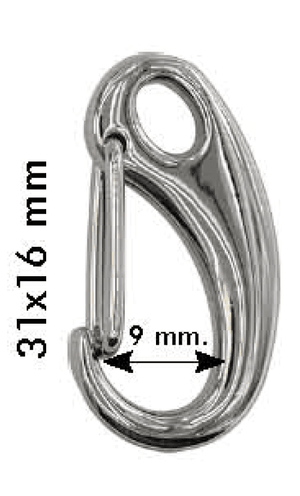 MOSCHETTONE 31X16 mm - - LacariaRicami.Store