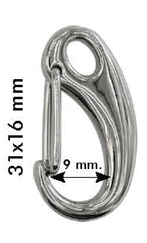 MOSCHETTONE 31X16 mm - - LacariaRicami.Store