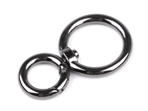 MOSCHETTONE Con Aggancio Tondo 25 mm - - LacariaRicami.Store