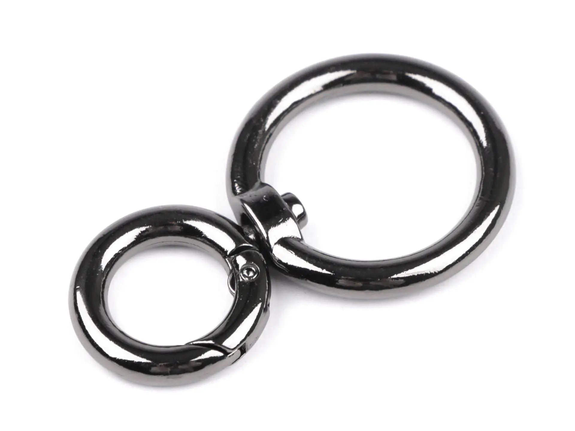 MOSCHETTONE Con Aggancio Tondo 25 mm - - LacariaRicami.Store