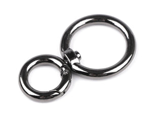 MOSCHETTONE Con Aggancio Tondo 25 mm - - LacariaRicami.Store