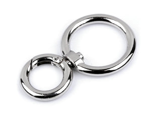 MOSCHETTONE Con Aggancio Tondo 25 mm - - LacariaRicami.Store