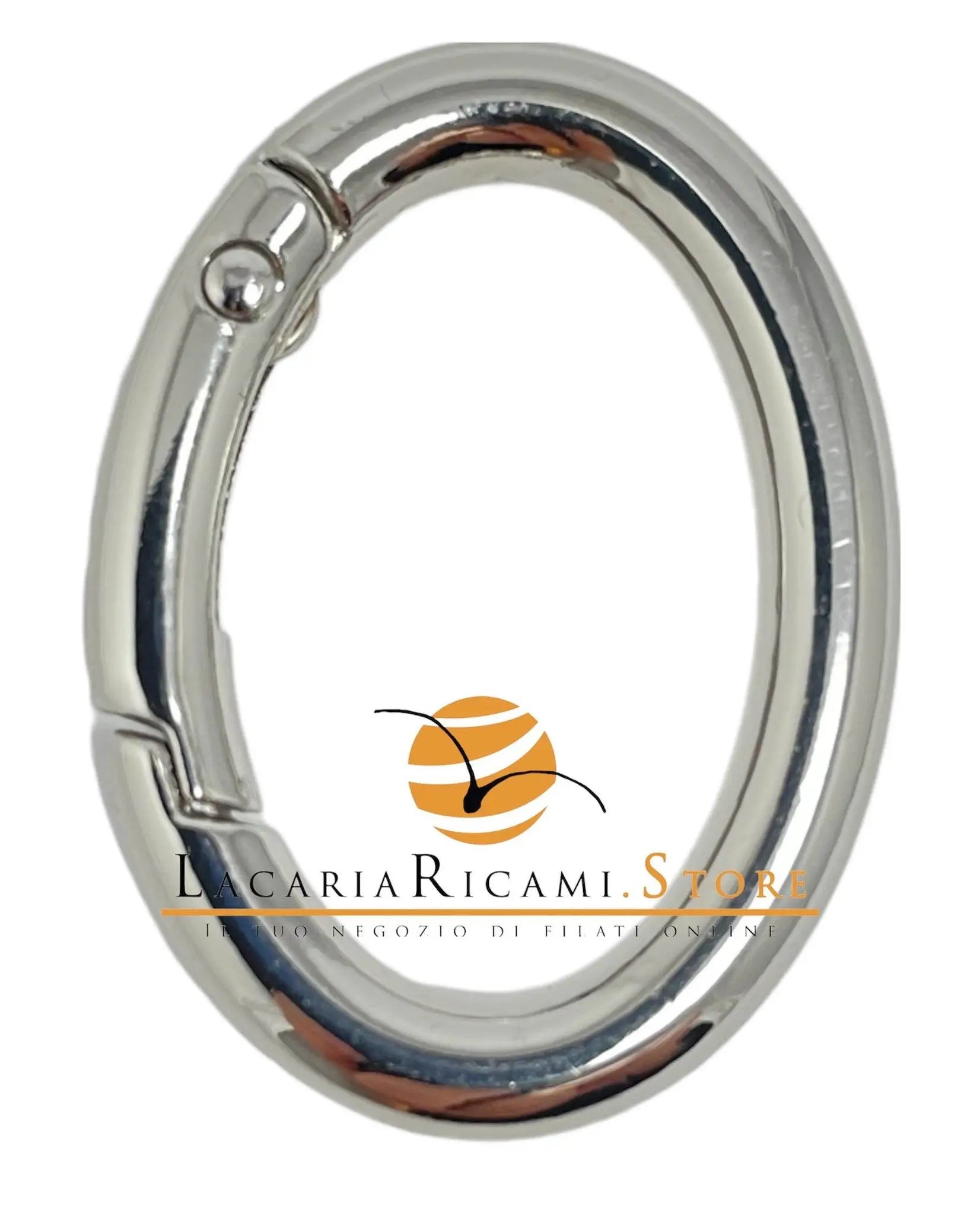 MOSCHETTONE OVALE 18X28 mm - - LacariaRicami.Store