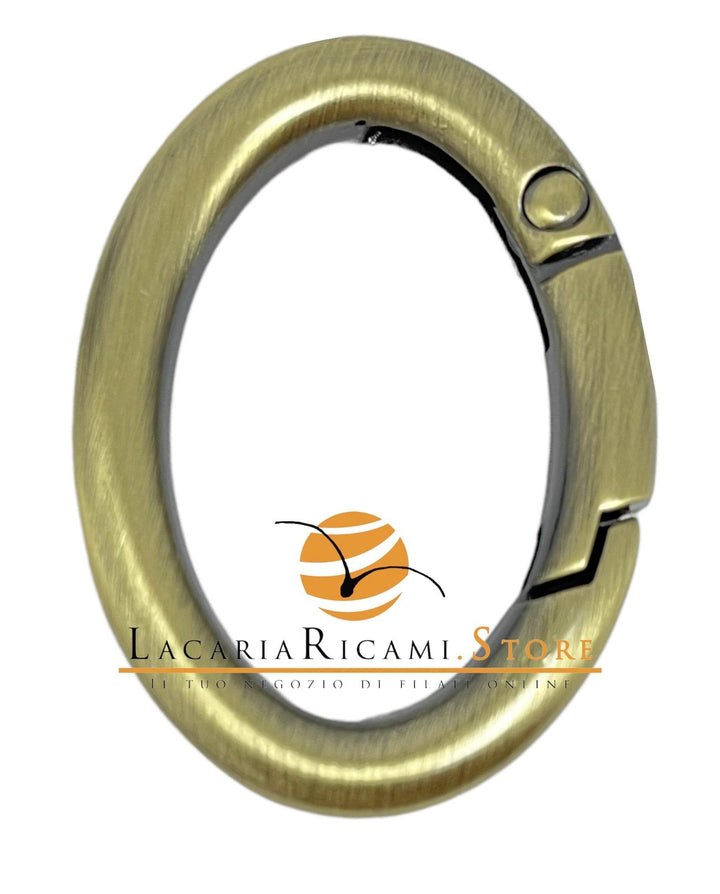 MOSCHETTONE OVALE 18X28 mm - - LacariaRicami.Store