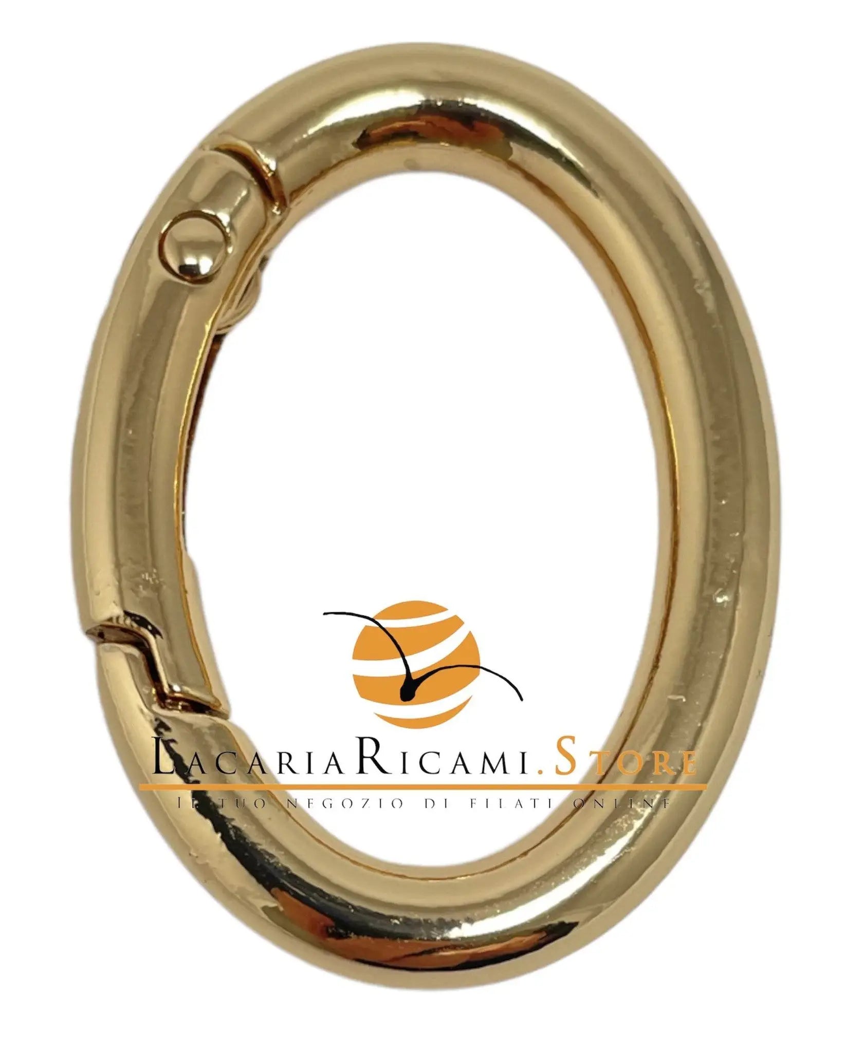 MOSCHETTONE OVALE 18X28 mm - - LacariaRicami.Store