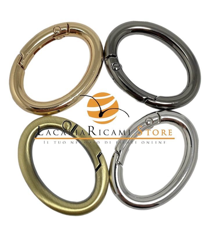 MOSCHETTONE OVALE 18X28 mm - - LacariaRicami.Store