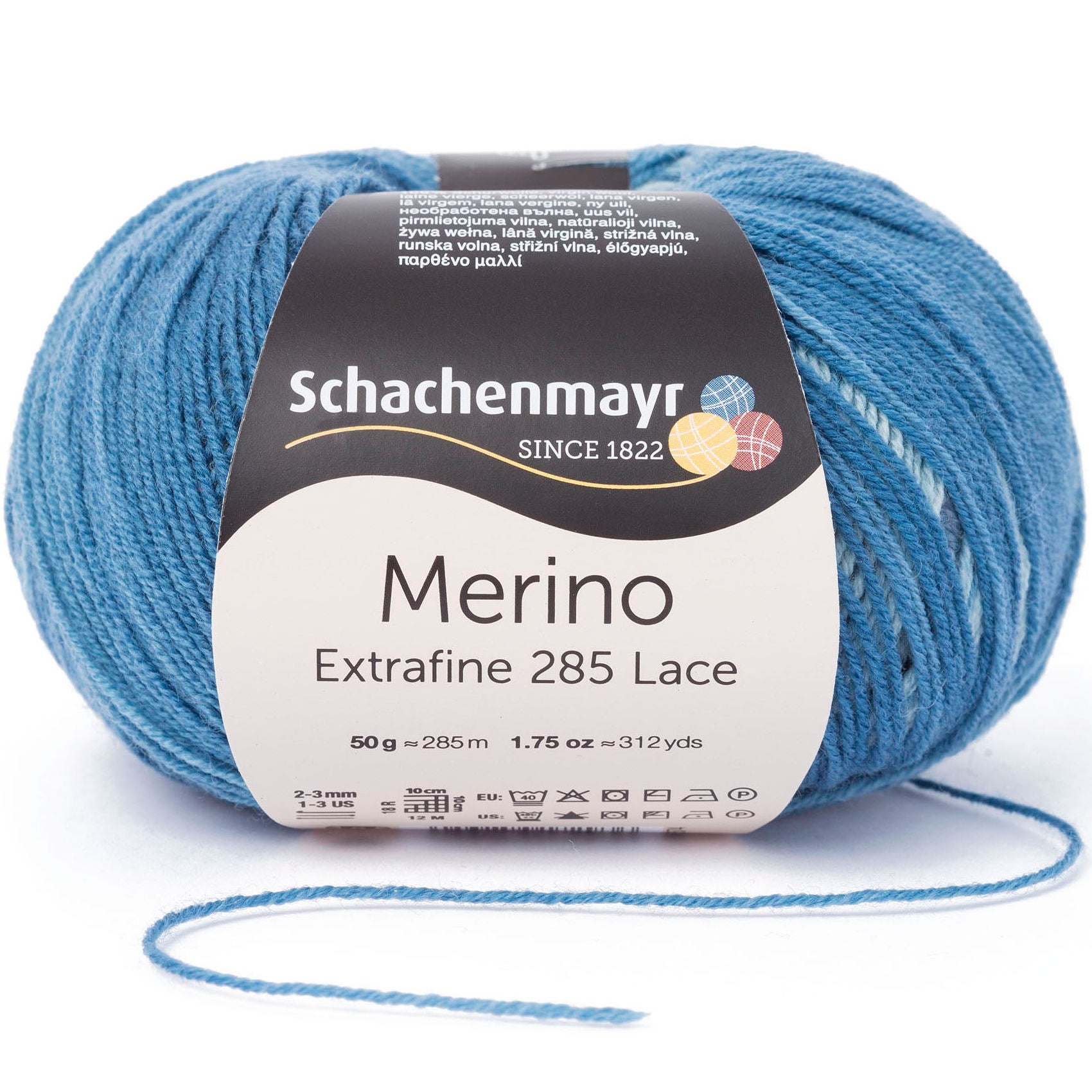 Lana MERINO EXTRAFINE 285 LACE - Schachenmayr - 00583 - Fascino denim - LacariaRicami.Store