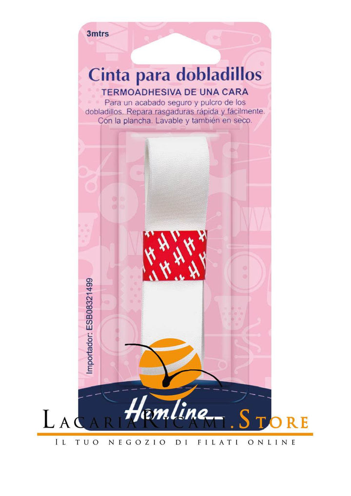 NASTRO Termoadesivo 3 metri x 1,8 cm - Hemline - - LacariaRicami.Store