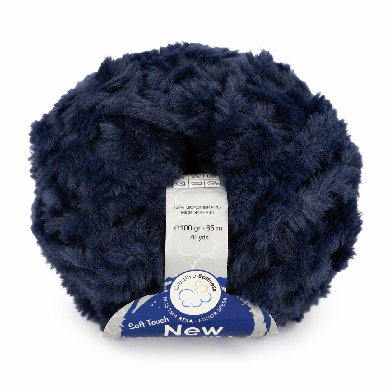 MICROFIBRA New Cincillà - Miss Tricot Filati - Colore: 02 - BLUE NAVY - by LacariaRicami.Store
