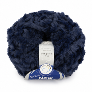 MICROFIBRA New Cincillà - Miss Tricot Filati - Colore: 02 - BLUE NAVY - by LacariaRicami.Store