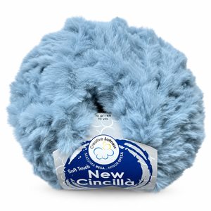 MICROFIBRA New Cincillà - Miss Tricot Filati - Colore: 07 - AZZURRO - by LacariaRicami.Store