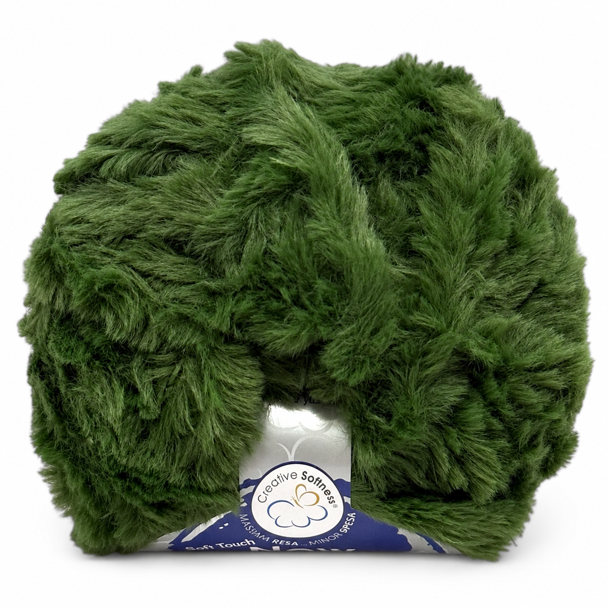 MICROFIBRA New Cincillà - Miss Tricot Filati - Colore: 244 - VERDE MILITARE - by LacariaRicami.Store