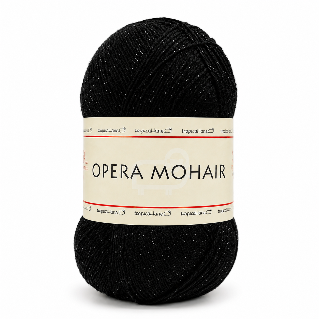 LANA Opera Mohair - Tropical Lane - Colore: 212 - NERO LUREX NERO - by LacariaRicami.Store