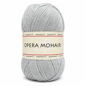 LANA Opera Mohair - Tropical Lane - Colore: 218 - GRIGIO LUREX ARGENTO - by LacariaRicami.Store