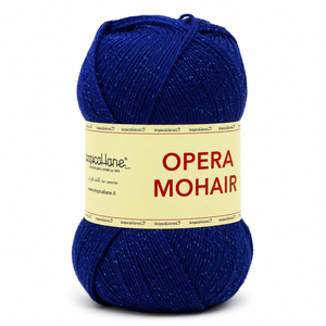 LANA Opera Mohair - Tropical Lane - Colore: 230 - BLU LUREX BLU - by LacariaRicami.Store