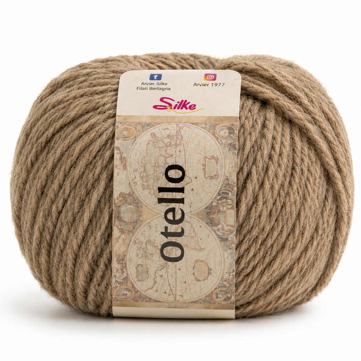Lana Otello - Silke - Colore: 71 - NOCCIOLA - by LacariaRicami.Store