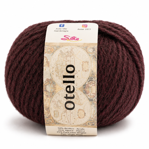 Lana Otello - Silke - Colore: 79 - BORDEAUX - by LacariaRicami.Store