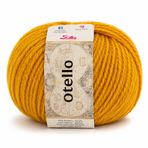 Lana Otello - Silke - Colore: 80 - GIALLO - by LacariaRicami.Store