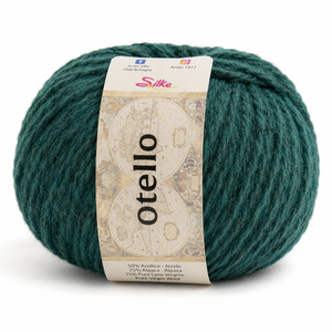 Lana Otello - Silke - Colore: 83 - VERDE - by LacariaRicami.Store