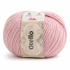 Lana Otello - Silke - Colore: 87 - ROSA - by LacariaRicami.Store