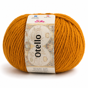 Lana Otello - Silke - Colore: 90 - SENAPE - by LacariaRicami.Store