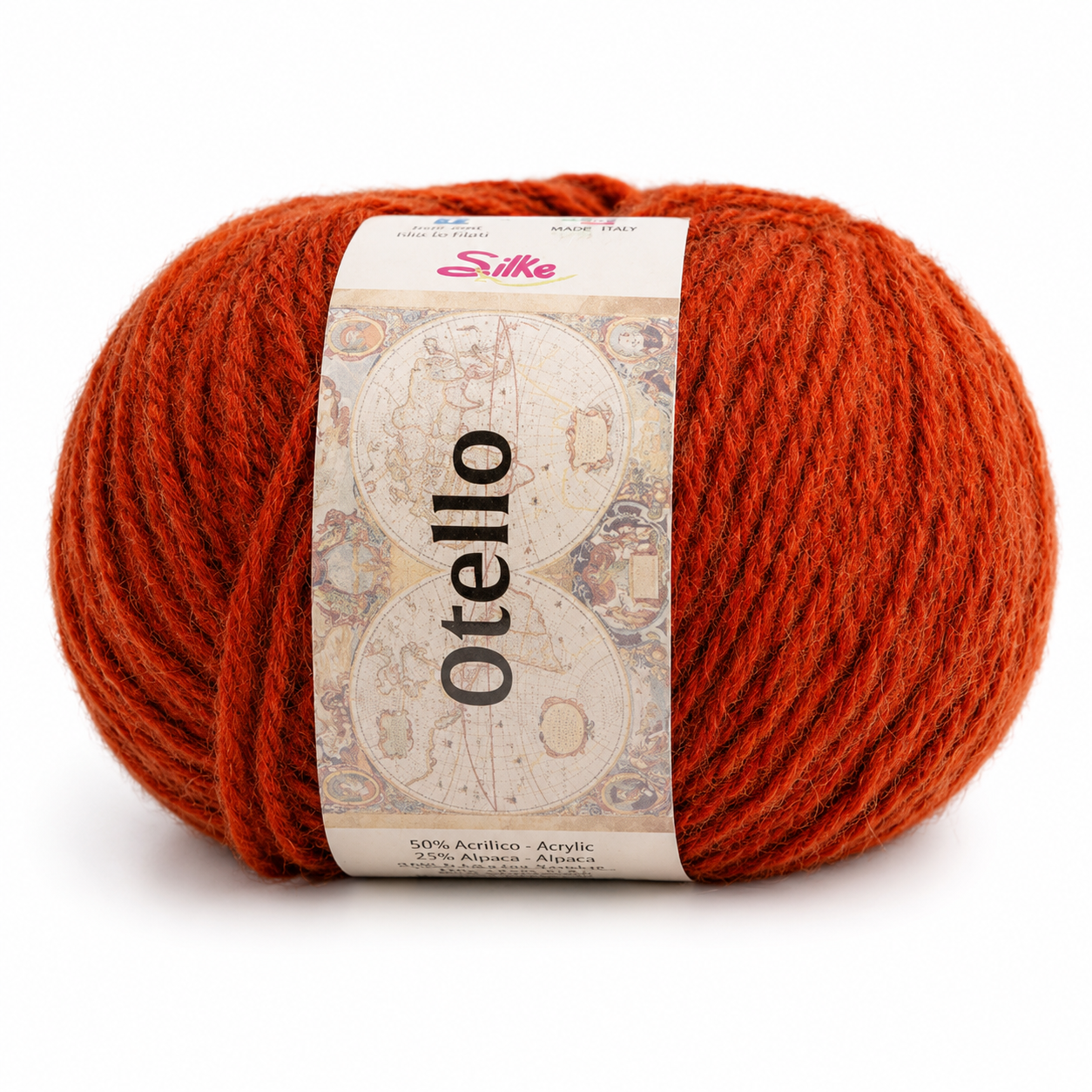Lana Otello - Silke - Colore: 92 - RUGGINE - by LacariaRicami.Store