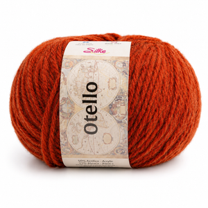 Lana Otello - Silke - Colore: 92 - RUGGINE - by LacariaRicami.Store