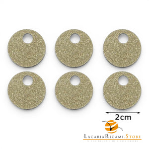 PAILLETTES Tonde Grandi Lisce 20 mm - Colore: - by LacariaRicami.Store