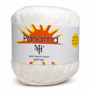 RAFIA Panama – Miss Tricot Filati - Colore: 20 - BIANCO - by LacariaRicami.Store