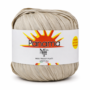 RAFIA Panama – Miss Tricot Filati - Colore: 21 - NATURALE - by LacariaRicami.Store