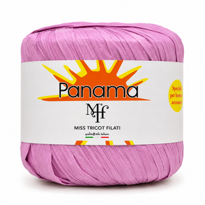 RAFIA Panama – Miss Tricot Filati - Colore: 25 - CICLAMINO - by LacariaRicami.Store