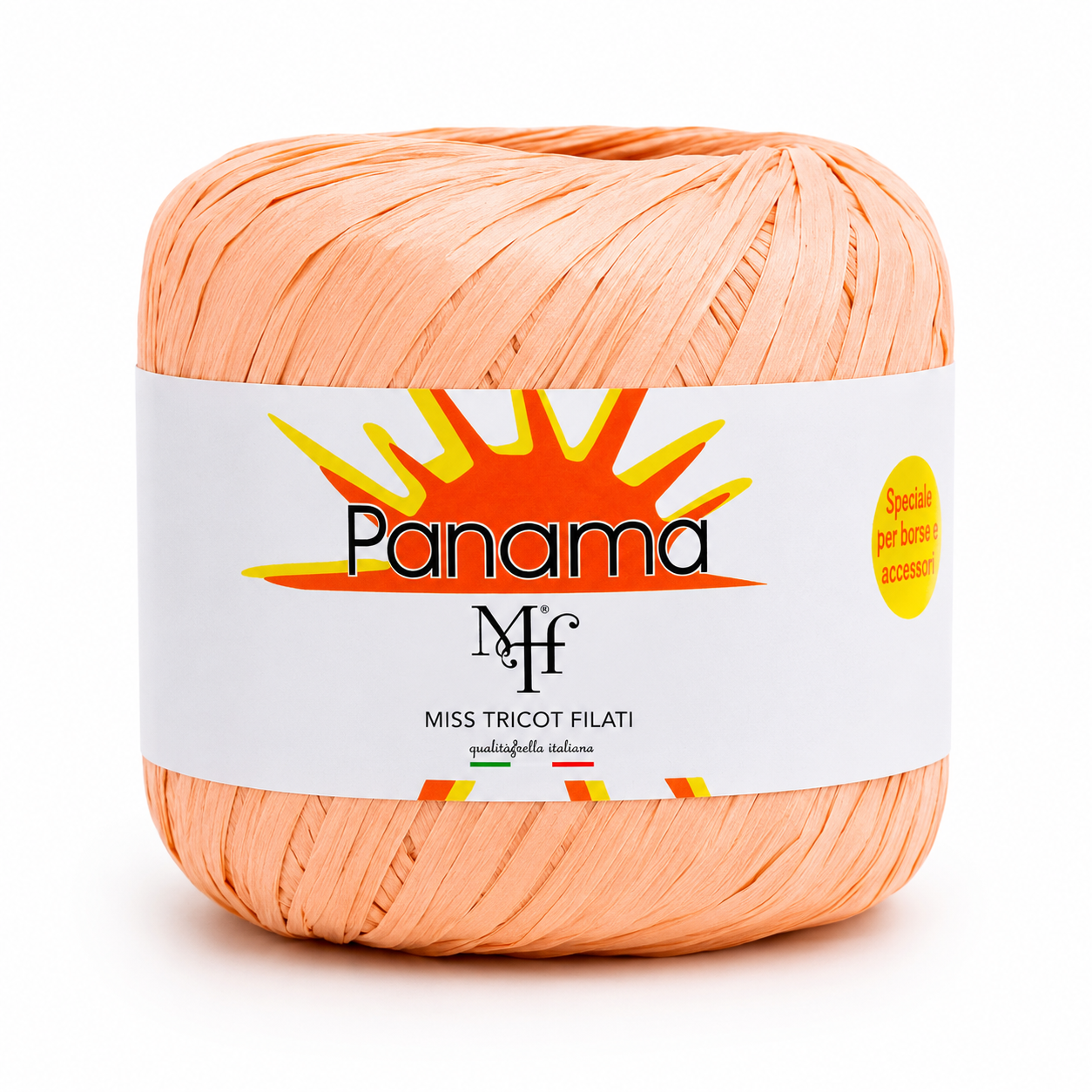 RAFIA Panama – Miss Tricot Filati - Colore: 253 - SALMONE - by LacariaRicami.Store