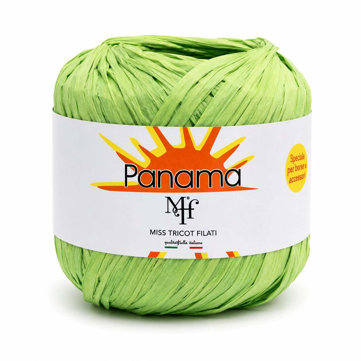 RAFIA Panama – Miss Tricot Filati - Colore: 254 - VERDE PISTACCHIO - by LacariaRicami.Store