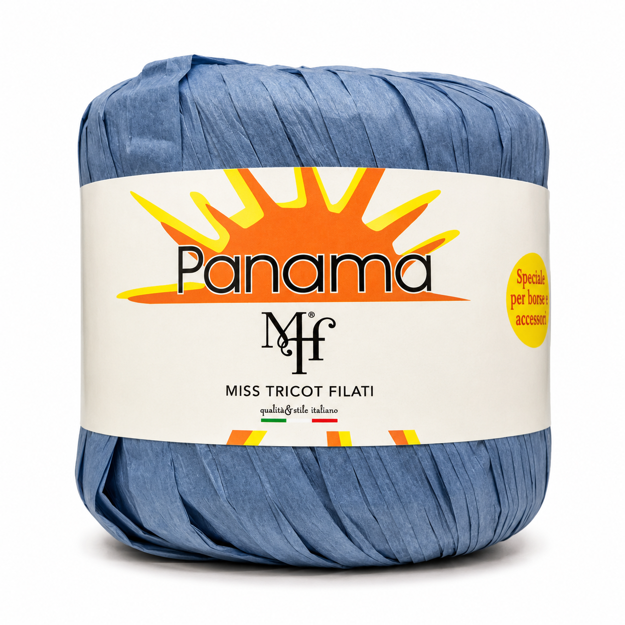 RAFIA Panama – Miss Tricot Filati - Colore: 26 - JEANS - by LacariaRicami.Store
