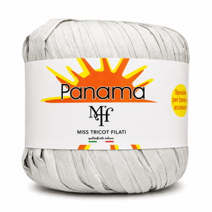 RAFIA Panama – Miss Tricot Filati - Colore: 27 - GRIGIO PERLA - by LacariaRicami.Store