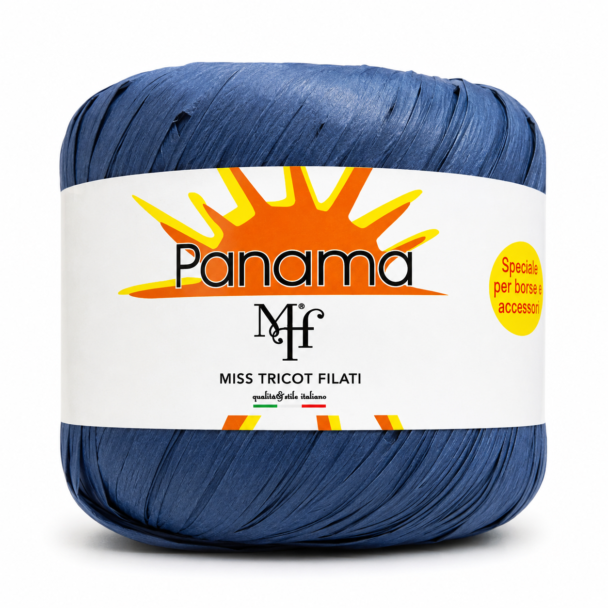RAFIA Panama – Miss Tricot Filati - Colore: 30 - BLU JEANS - by LacariaRicami.Store