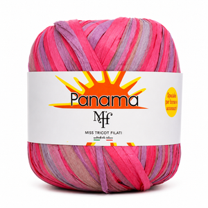 RAFIA Panama – Miss Tricot Filati - Colore: 06 - COLOR FUXIA - by LacariaRicami.Store