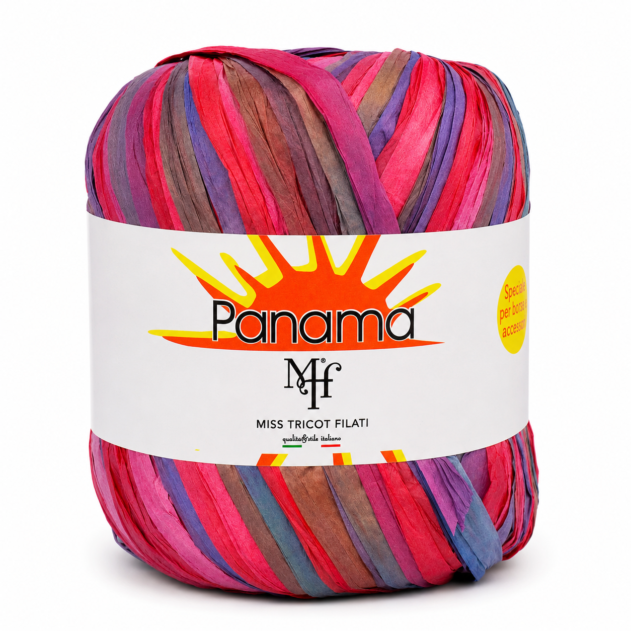 RAFIA Panama – Miss Tricot Filati - Colore: 09 - COLOR MIX - by LacariaRicami.Store