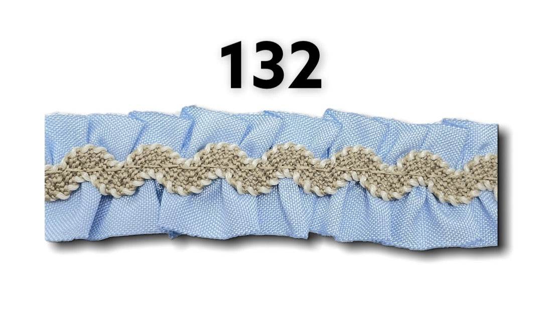 Passamaneria Doppia con Ondulina Bicolore - - LacariaRicami.Store