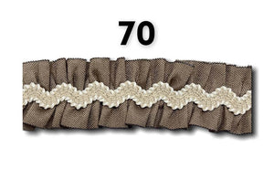 Passamaneria Doppia con Ondulina Bicolore - - LacariaRicami.Store