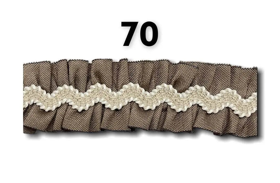 Passamaneria Doppia con Ondulina Bicolore - - LacariaRicami.Store