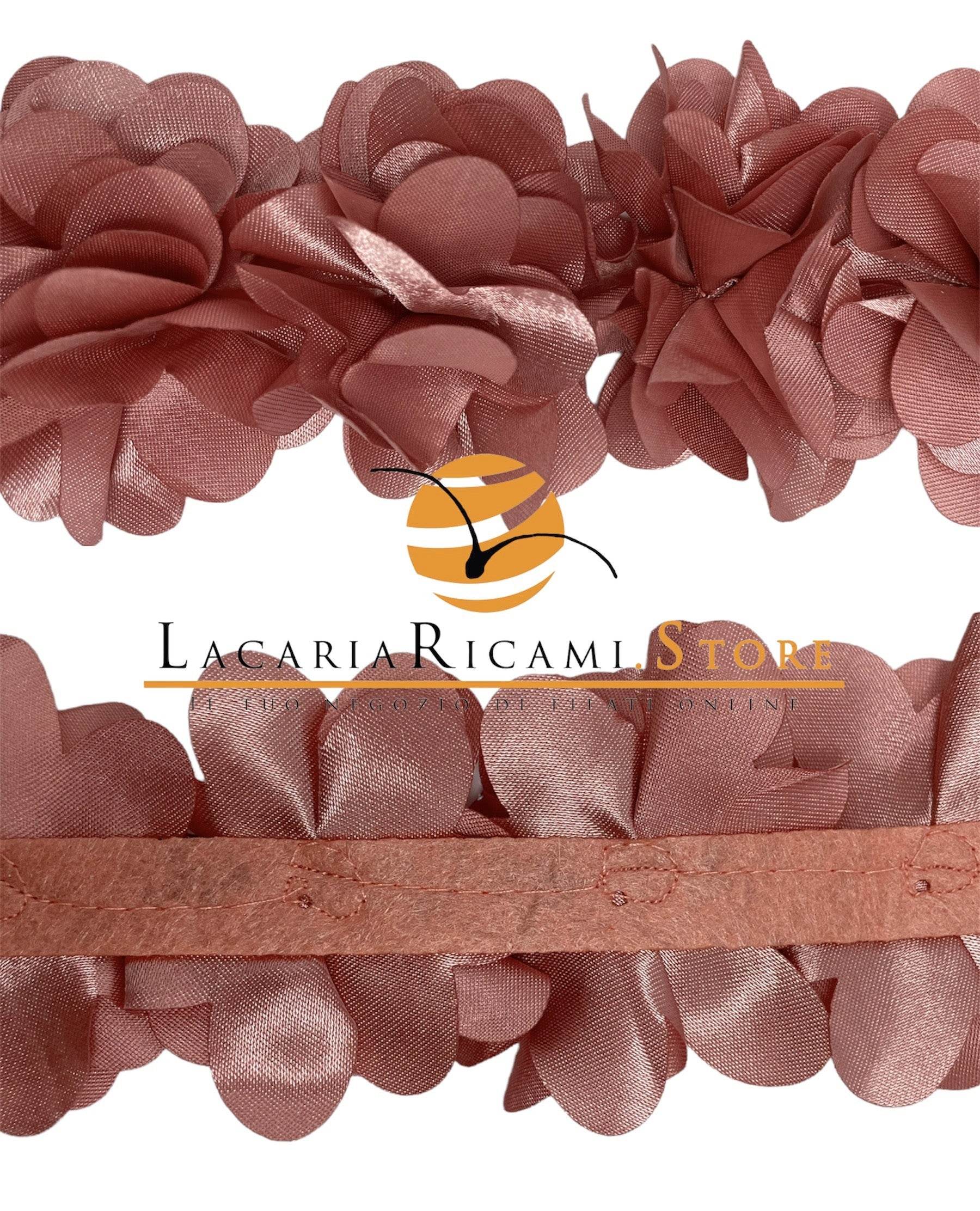 Passamaneria FIORI SATIN - - LacariaRicami.Store