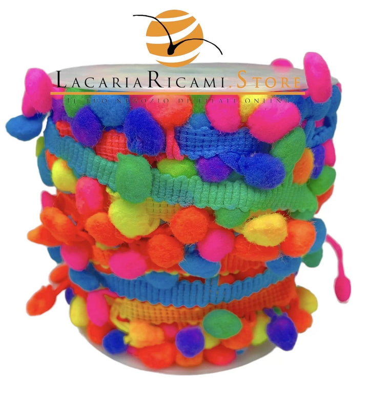 PASSAMANERIA Pompon - - LacariaRicami.Store
