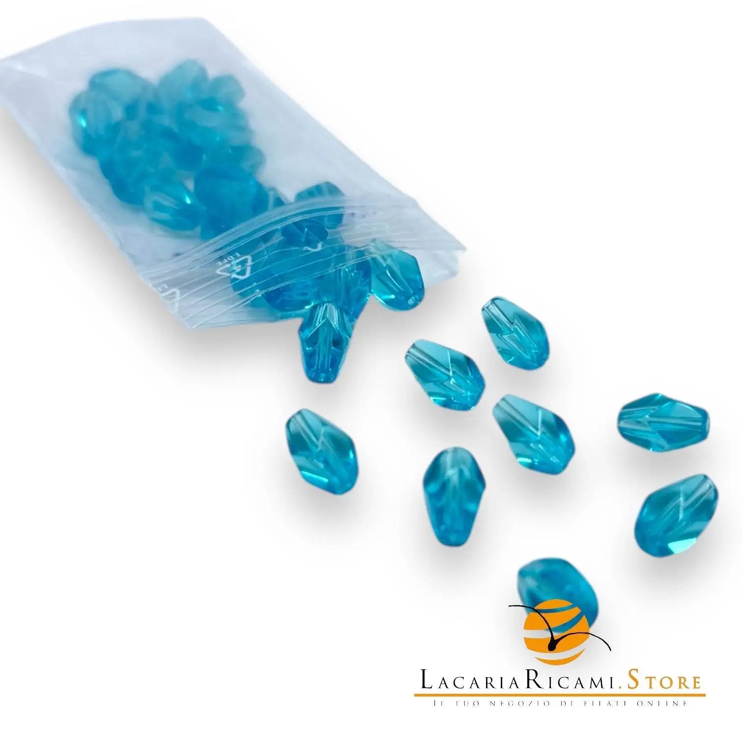 PERLE Cristallo Bicono 10x7mm - - LacariaRicami.Store