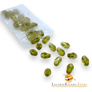 PERLE Cristallo Bicono 10x7mm - - LacariaRicami.Store