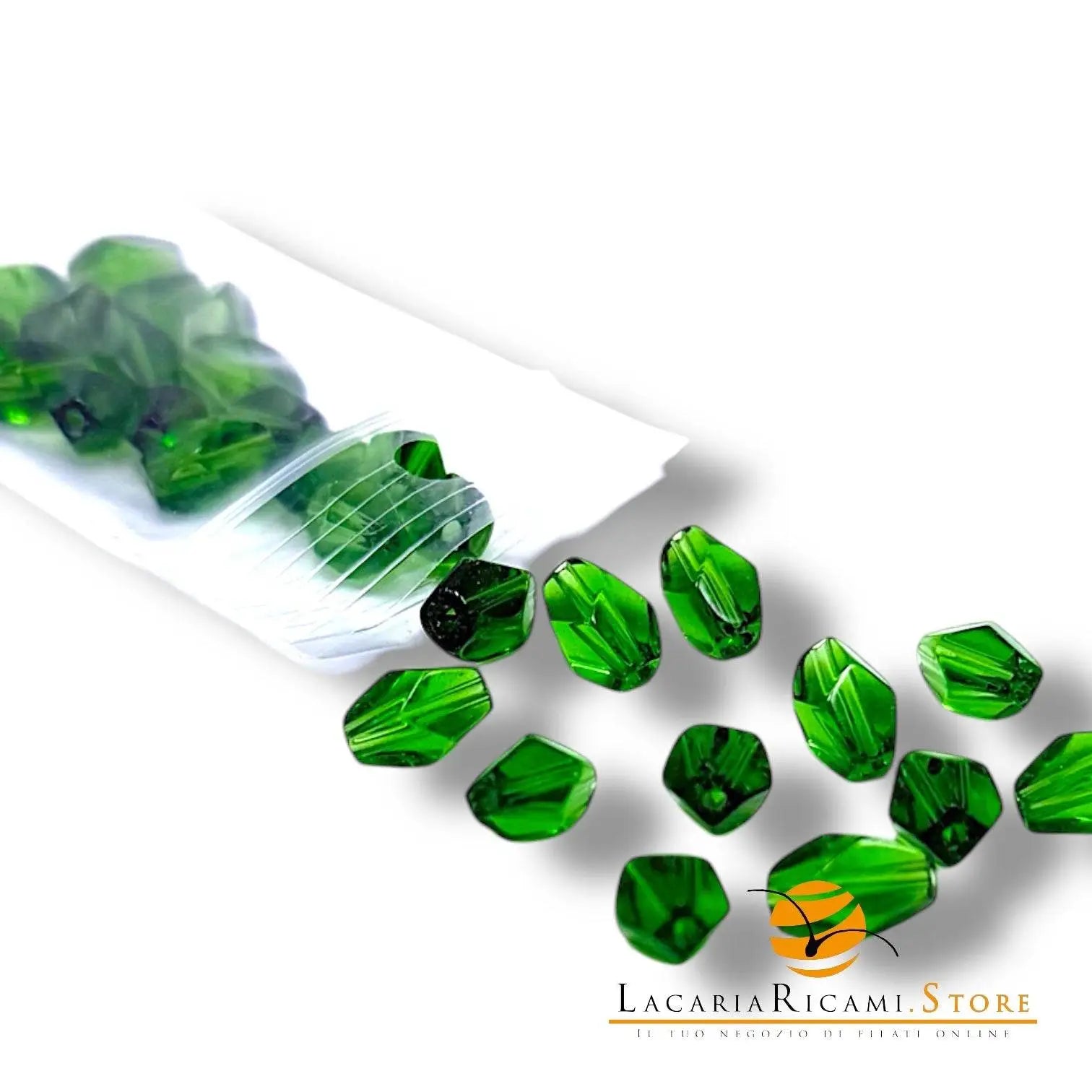 PERLE Cristallo Bicono 10x7mm - - LacariaRicami.Store