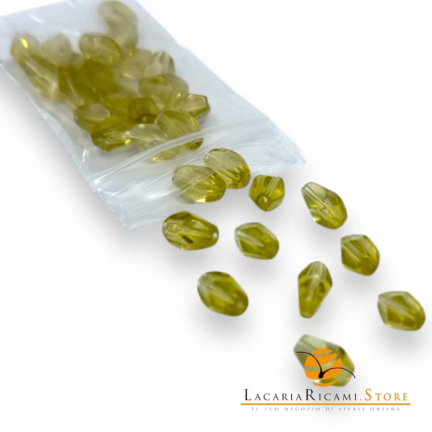 PERLE Cristallo Bicono 10x7mm - - LacariaRicami.Store