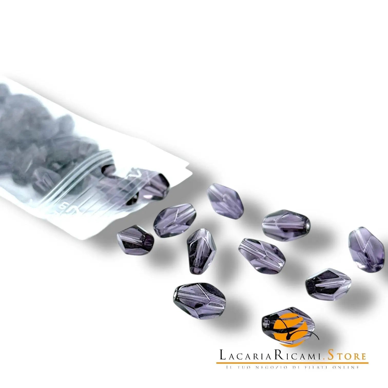 PERLE Cristallo Bicono 10x7mm - - LacariaRicami.Store