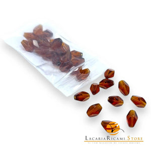 PERLE Cristallo Bicono 10x7mm - - LacariaRicami.Store