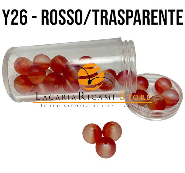 8 mm - Y26-ROSSO/TRASPARENTE